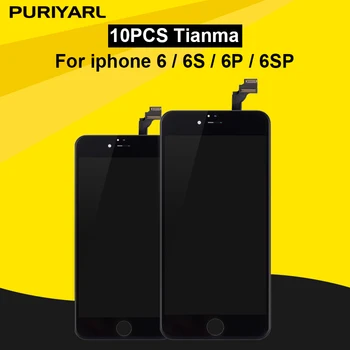 

10pcs TIANMA AAA Best Quality LCD For iPhone 6 6S 6 Plus 6S Plus LCD Screen Display Replacement Digitizer Good 3D touch Free DHL