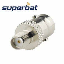 Superbat 50ohm никелированный SMA-BNC РЧ адаптер SMA Джек Женский BNC Джек Женский прямой РЧ коаксиальный разъем