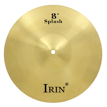 

New IRIN Copper Alloy Crash Cymbal Drum Set Durable Brass Alloy Cymbal For Percussion Instruments Players Beginners 8 inch