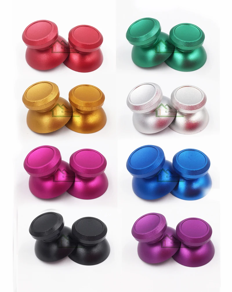 

8 Colors Optional Universal Aluminum Alloy Metal Analog Joystick Thumbstick Cap For PS4 Xbox One Controller