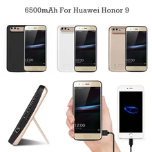MUSTTRUE 6500 мАч Внешний внешний аккумулятор зарядное устройство чехол для HUAWEI Honor 9 батарея заряд чехол для телефона крышка с кронштейном держатель