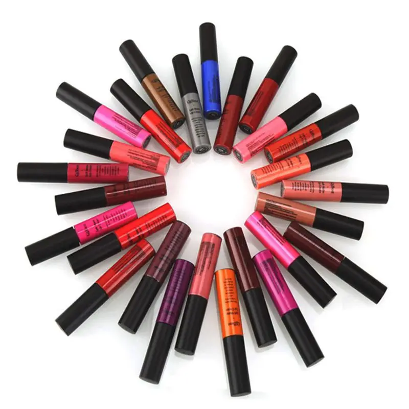 

MATAVENI Waterproof Matte Liquid Lipstick Moisturizer Smooth Lip Stick Pen Long Lasting Lip Gloss Cosmetic Beauty Makeup