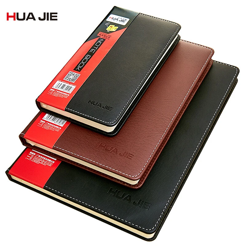 

School Office Stationery Supplies Plan Diary Notebook Business Copybook 18K/25K/48K Leather Notepad Drawing Painting Gift PC0002