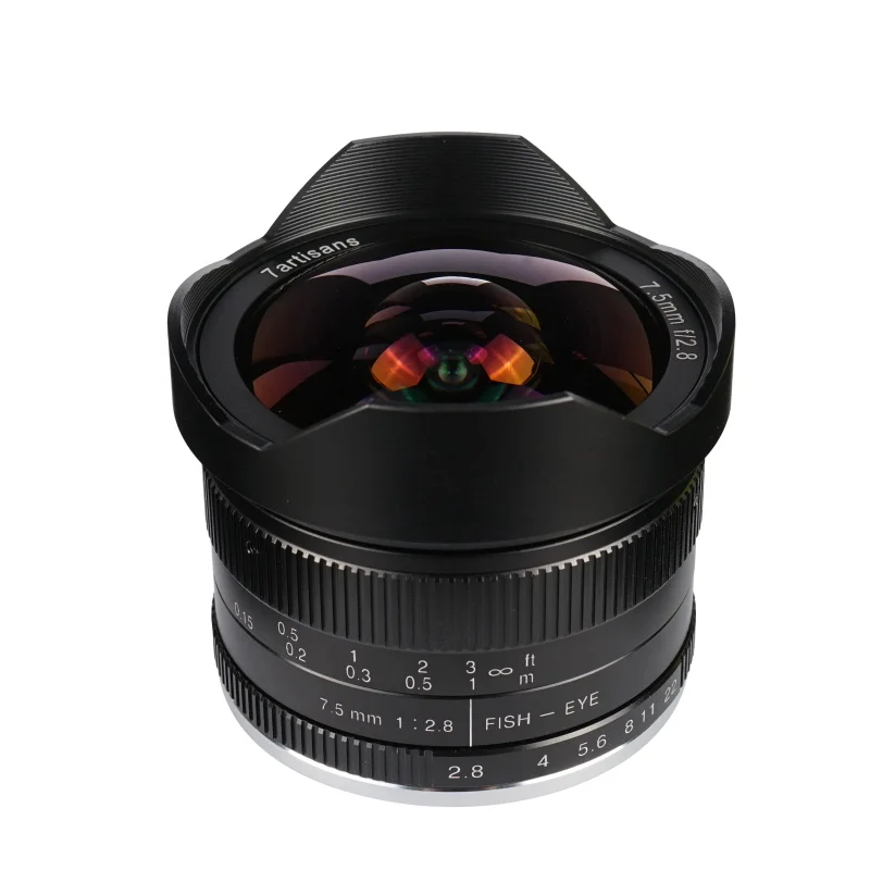 

7artisans 7.5mm F/2.8 Wide Angle Fisheye Lens 180 Degree Multi-coated for Sony E Mount A9 A7 A7S A7RII A7SII A6300 NEX-7 Camera