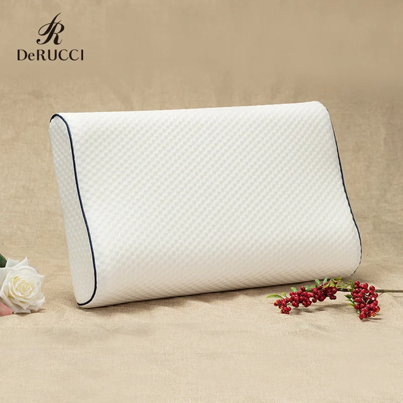 Derucci Memory Foam Pillow Bedding Pillows Cervical Orthopedic Neck Pillow Soft Sleeping Pillows Health Care Slow Rebound