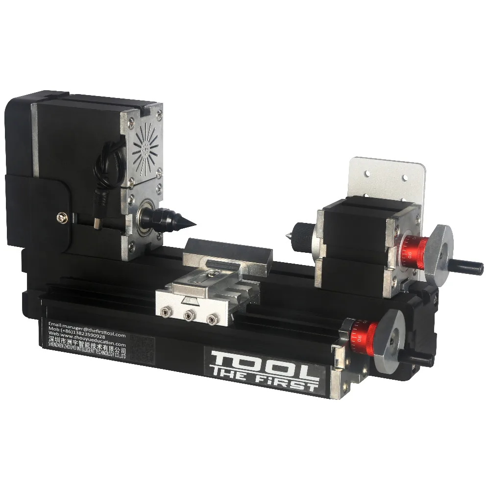 8 in 1 DIY Mini Metal lathe KIT TZ8000M 60W 12000r/min Motor children education Gift