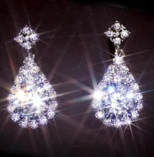 Hot Sales Earrings For Women The Luxurious Stones Austria Crystal Earrings Jewelry Earrings AAA Zircon Punk Style The Match