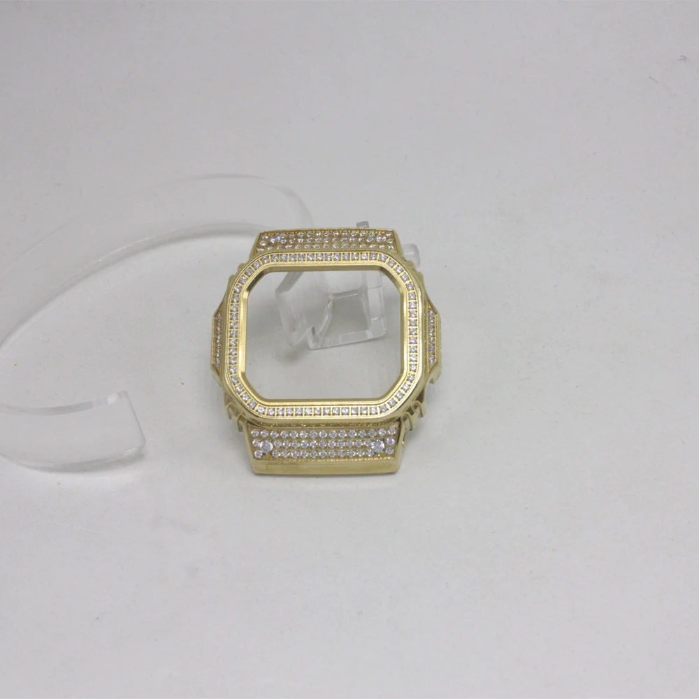 Алмазная металлическая рамка для часов чехол DW5600/5610 Φ 5035 ремешка из нержавеющей