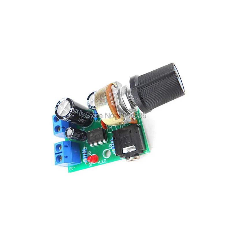 LM386 Mini Audio Power Amplifier Board Adjustable Volume DC 3V~12V 5V Module 