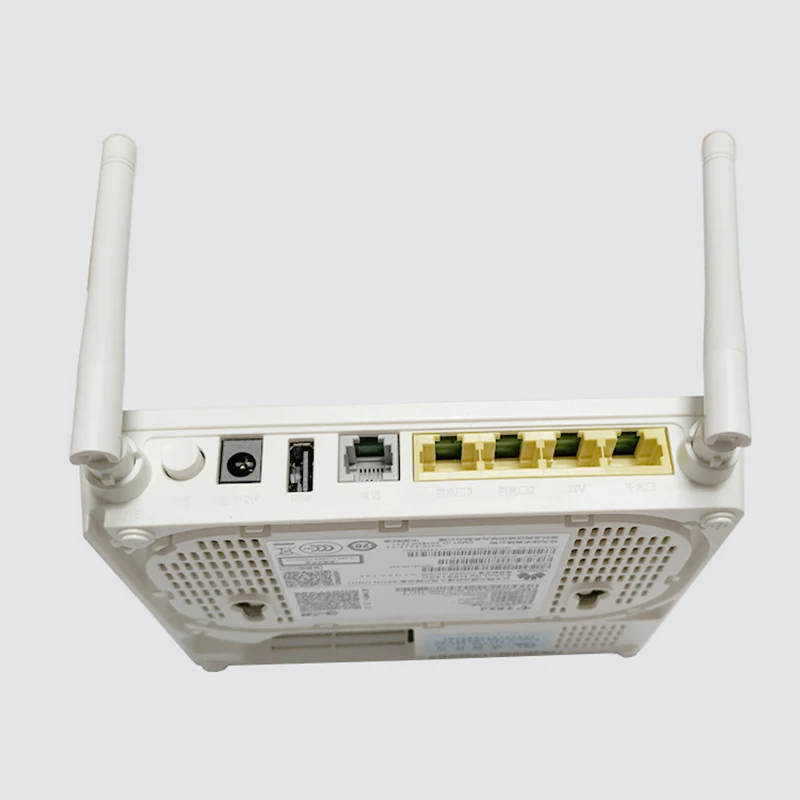 5 шт. секундная рука epon onu huawei hg8145c 98% ftth волоконно-оптический epon ont с 1ge+ 3fe+ wifi+ usb+ Голос без адаптера