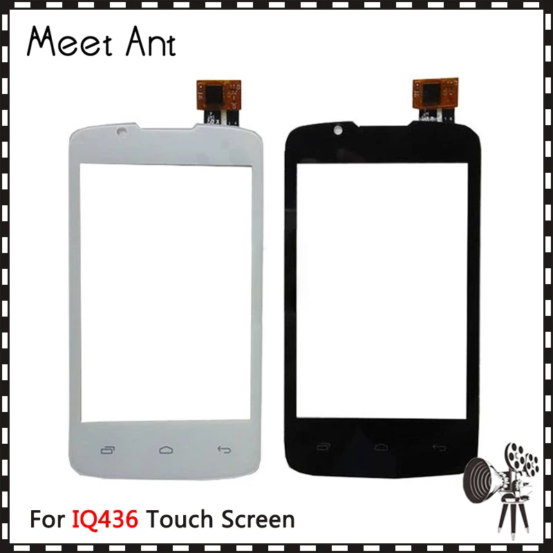 10pcs/lot High Quality 3.5&quot For Fly IQ436 IQ436i Touch Screen Digitizer Sensor Outer Glass Lens Panel | Мобильные телефоны и