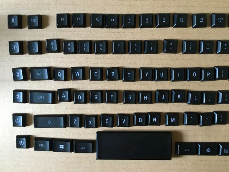 

1 set original new keycaps for SteelSeries APEX M800 RGB mechanical keyboard