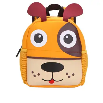 

Children 3D Cute Animal Design Backpack Toddler Kid Neoprene School Bags Kindergarten Cartoon Comfortable Bag Giraffe Monkey Owl