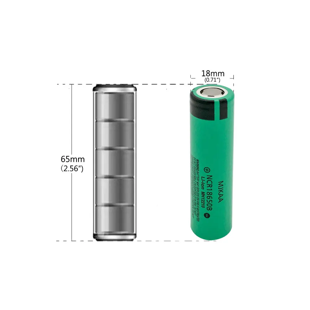 Оригинальный аккумулятор Cncool 3 7 V 18650 перезаряжаемый NCR 3400mAh NCR18650B литий ионный