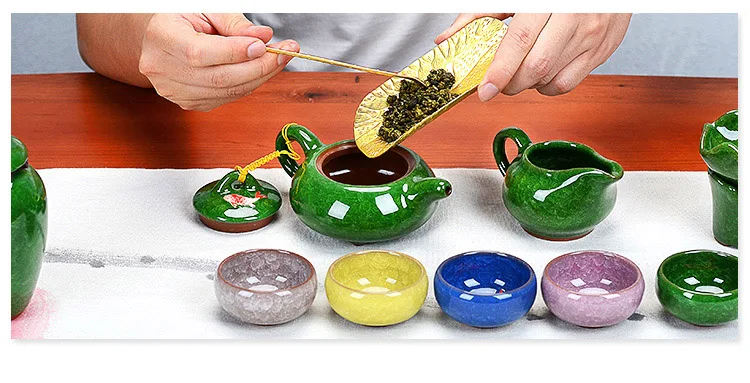 YeFine китайский чайный набор кунг-фу посуда для напитков керамический чайник чайники чайная чашка с рыбкой фарфоровый чайный сервиз рождественские подарки