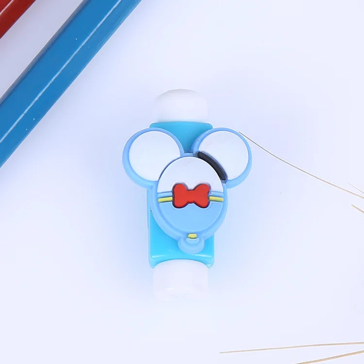 Микки Маус Анти-перелом мультфильм USB защитный кабель намотки кабеля передачи данных линии защиты для Iphone Android