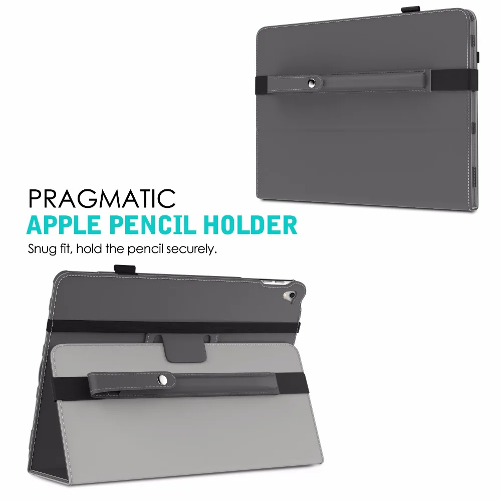 Чехол-карандаш для Apple Pencil из искусственной кожи с эластичным карманом для карандашей, съемный чехол для Apple Pencil iPad Pro 9,7