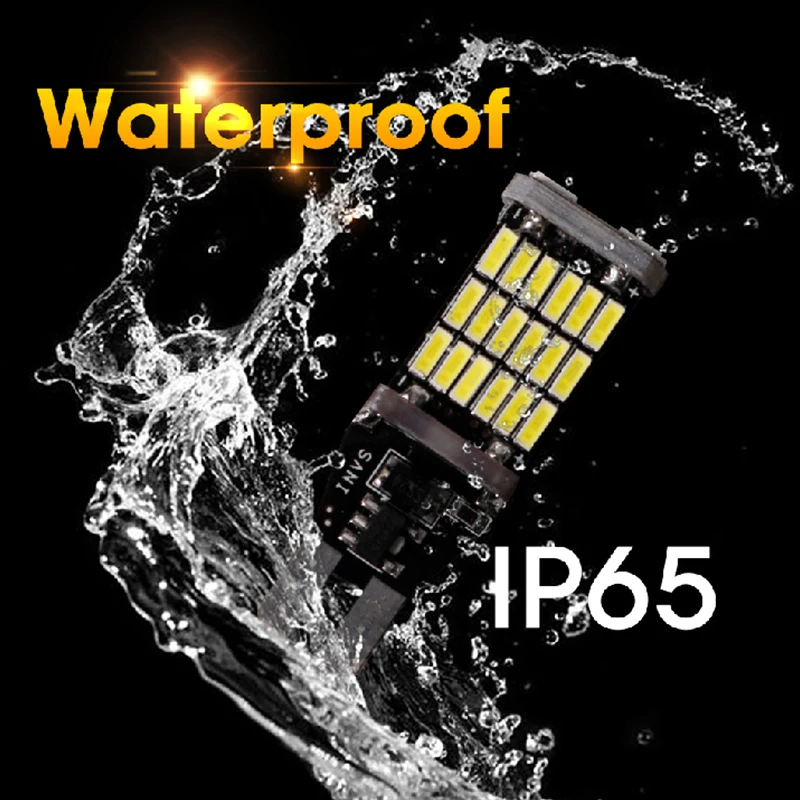 CARLitek 2 шт. светодиодные лампы T15 T16 W16W 45SMD 4014 Автомобильные фонари заднего хода