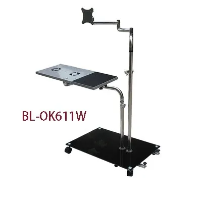 OK611 Bedside Moving Laptop Stand Adjustable Sofa Computer Monitor Holder Mount +Keyboard Holder Ro