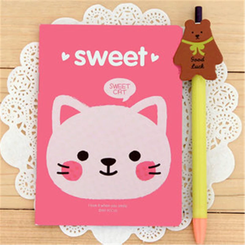 

DL F408 special South Korean stationery wholesale small animal A6 exercise book small notebook copy Exquisite office supplies