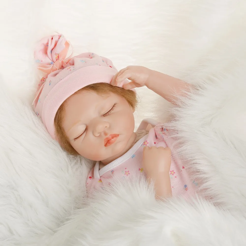 

SanyDoll 22inch 55cm Silicone baby reborn dolls, doll reborn for girl princess gift Children's toys