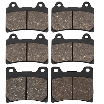 

Cyleto Motorcycle Front and Rear Brake Pads for YAMAHA FJ1200 FJ 1200 1989-1992 FZR 1000 FZR1000 Genesis 1000 1987-1989