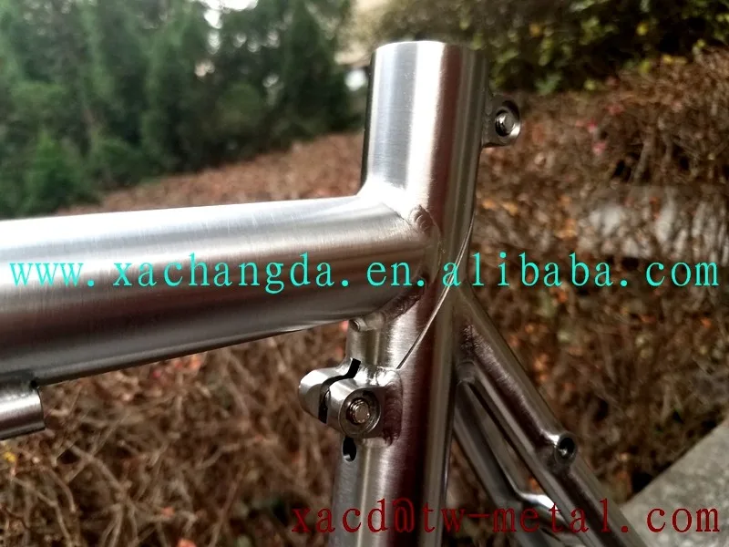 Discount titanium road bike frame with S&S coupler titanium S&S coupler customized ti road bike frame titanium road bike frame 16