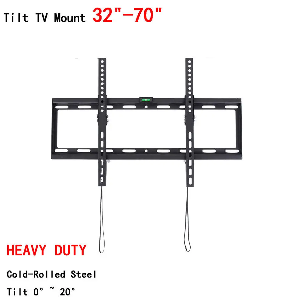 

Universal Tilting Plasma LCD LED TV Bracket Ultra HD TV Wall Mount Bracket Fit for 32"-70" Max Support 50KG Weight