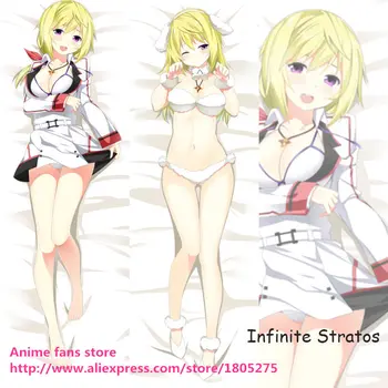 Hentai Sexy Japanese Anime Pillowcase Infinite Stratos Charlotte Dunois lovely decorative Hugging Body Pillow Case