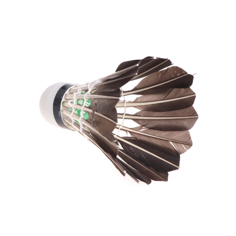 12 piezas plumas de Grado Superior formación Badminton Shuttlecock cabeza de espuma Durable