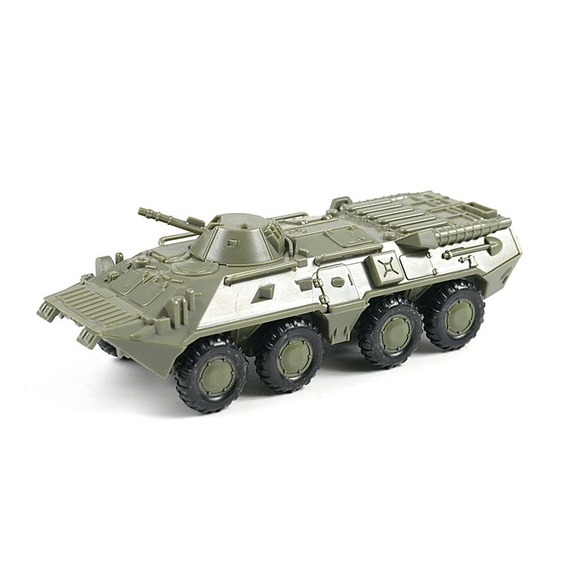 1: 72 M35 грузовик советский БТР 80 колесные бронированные машины резиновая-монтаж без модель Военная игрушка автомобиль