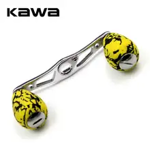 Kawa новая Рыболовная катушка ручка для литья приманки, ручка из алюминиевого сплава EVA, 8*5 размер отверстия, костюм для Abu и Катушка Daiwa
