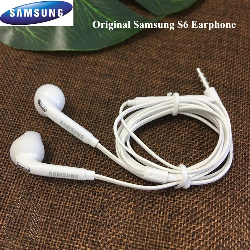 

Original Samsung 3.5MM Earphone Jack Headset EG920 Earpiece Mic Volume Control For Galaxy Note 5 8 9 S6 S7 edge S8 S9 S10 plus