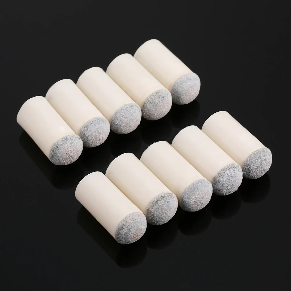 

100PCS Slip-on Pool Cue Tips Billiard Cue Ferrules Billiard Cue Head 9MM / 10MM / 11MM / 12MM / 13MM Pool Cue Tips