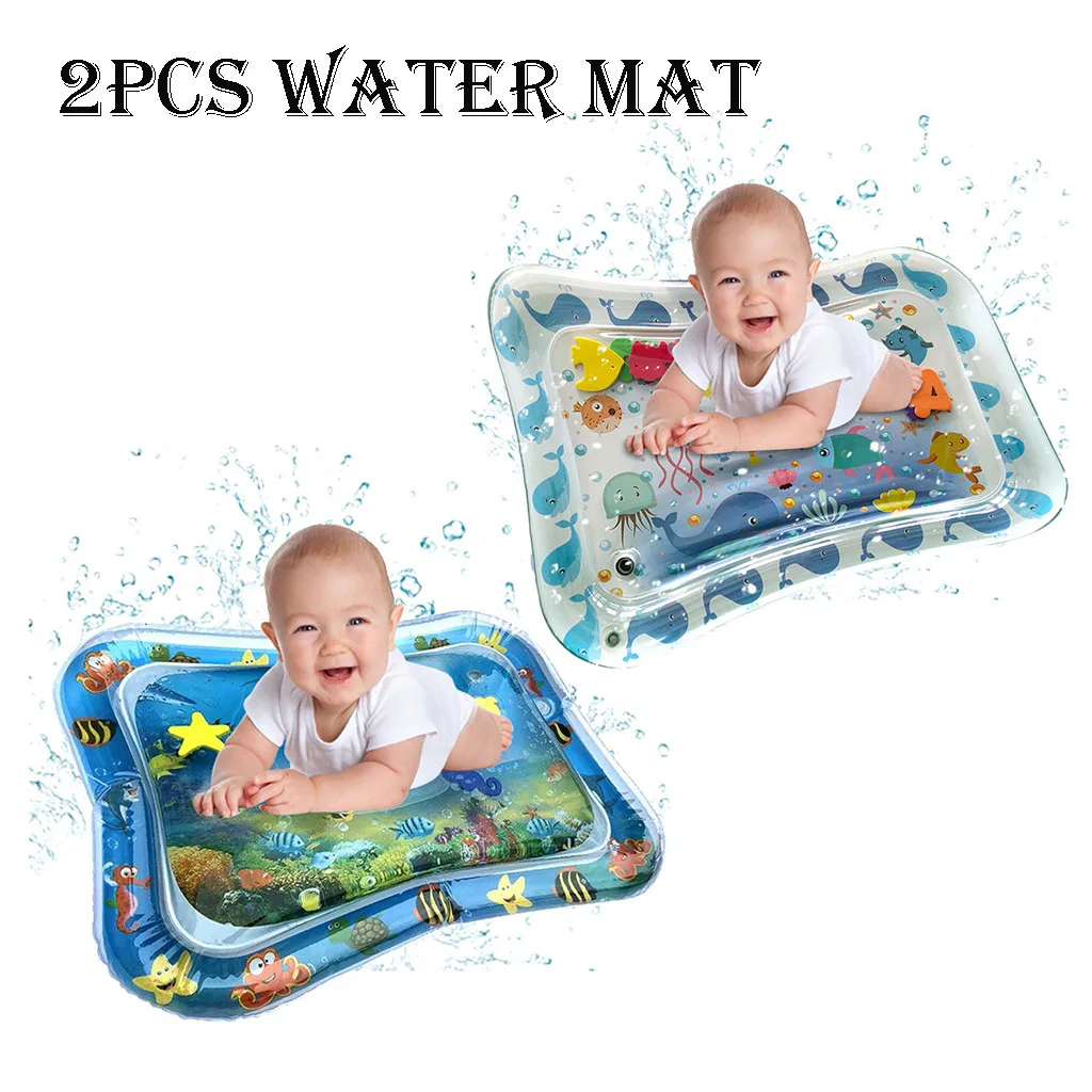 

Inflatable Baby Water Mat Fun Activity Play Center for Children & Infants for Sensory Stimulation Motor Skills