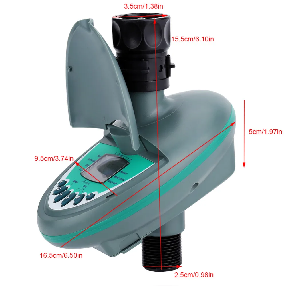 Высококачественный жидкокристаллический смарт-дисплей таймер воды автоматическое электронное орошение для сада контроллер системы таймера