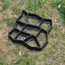 Пластиковая индивидуальная простая напольная плитка сад вилла тротуар дизайн цемент diy бетонирование плесень