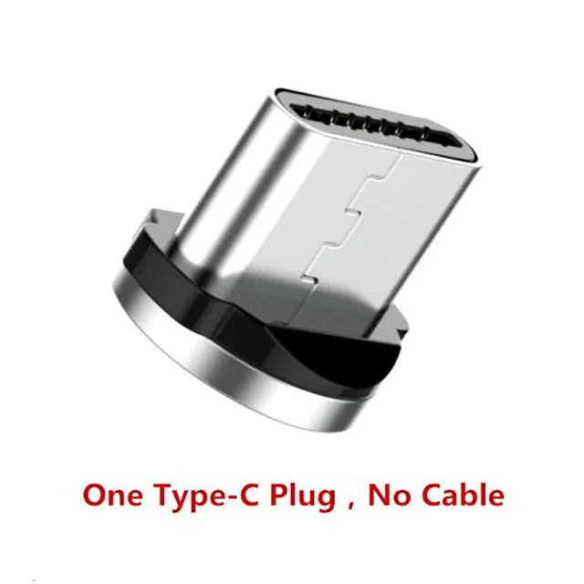 For type c plug only Syrinx Магнитный usb-кабель для Iphone X XS XR светодиодный индикатор нейлоновый плетеный кабель Micro USB type C для быстрой зарядки samsung Xiaomi - Цвет: For type c plug only
