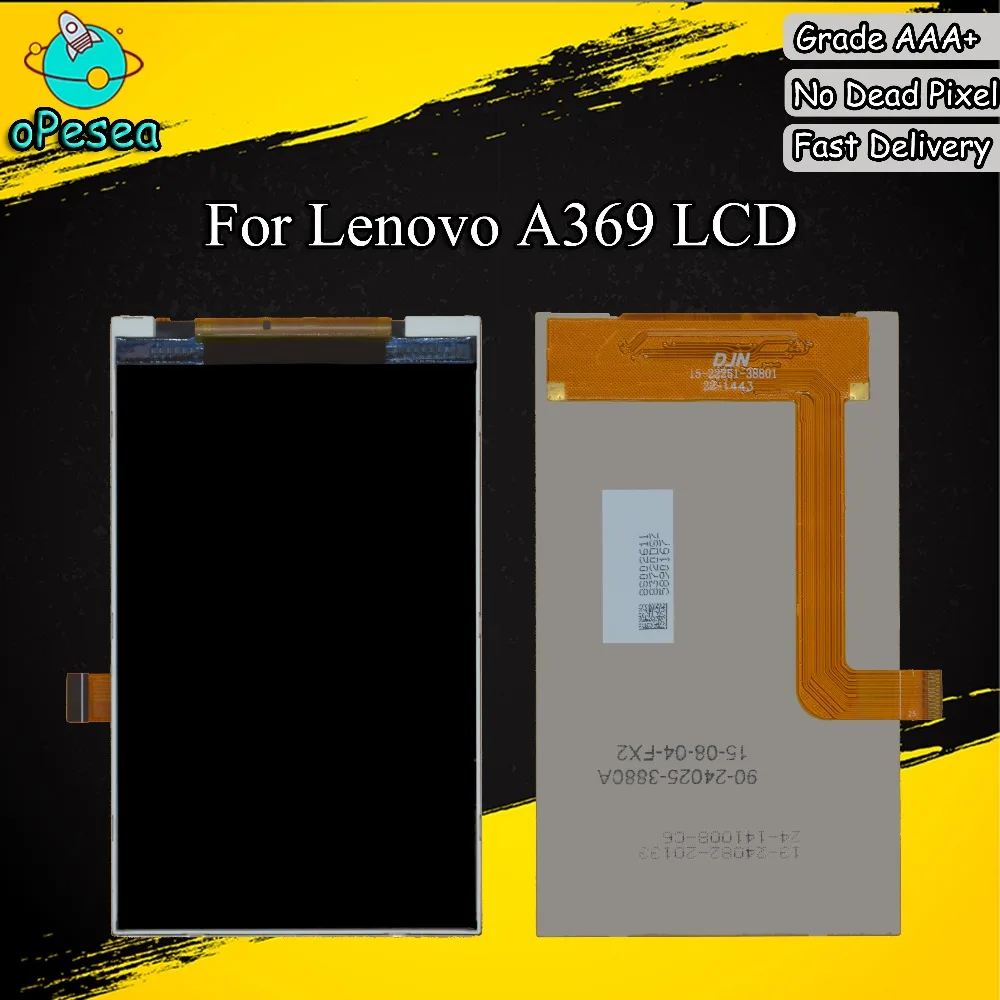 oPesea 4.0'' For Lenovo A369 LCD Display Panel Screen Monitor Module Repair Parts | Мобильные телефоны и