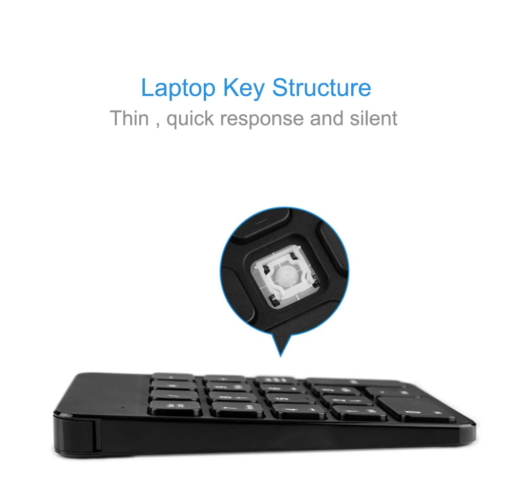 MN-03 USB rechargeable wireless numeric keyboard main image 08
