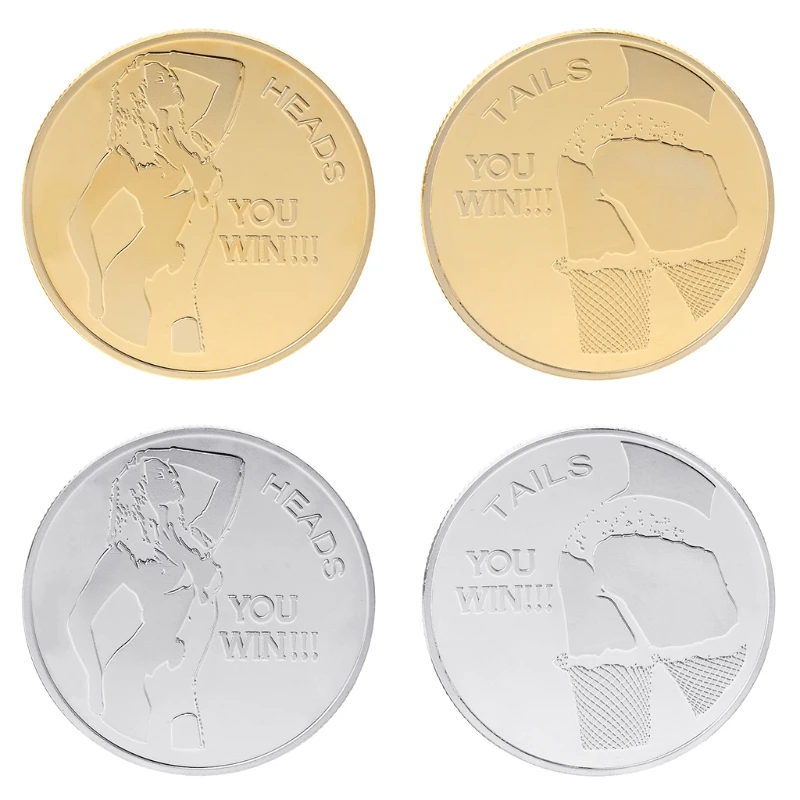 

Commemorative Coin Sexy Woman Body Head Charming Collection Arts Gifts Souvenir