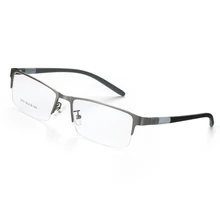 Оправа для очков из чистого титана, мужские полуочки, очки для близорукости, оптические оправы для очков, винтажные классические очки Oculos de Grau