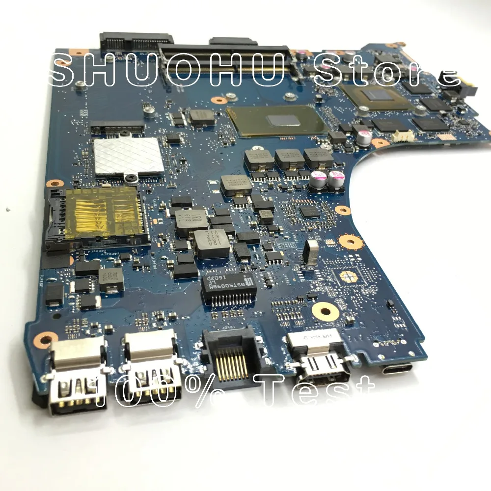 KEFU For ASUS FX51V GL552VW GL552VX ZX50V FX-PRO rev2.1 i7-6700hq gtx950m laptop motherboard tested