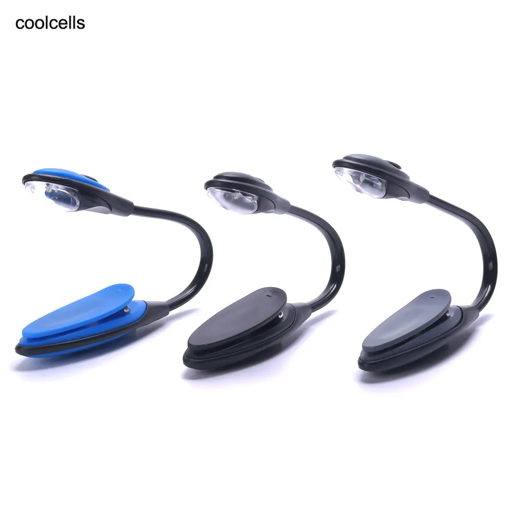 

Convenient Portable Travel Book Reading Light Lamp Mini LED Clip Booklight Gift