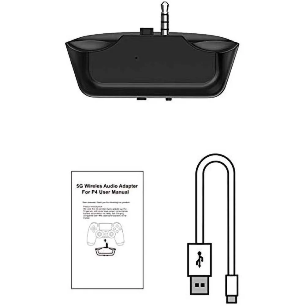 Newest Mini Wireless Bluetooth V5.0 5G Audio Adapter Headset Earphone 3.5mm Receiver For Playstation 4 PS4 Controller | Электроника