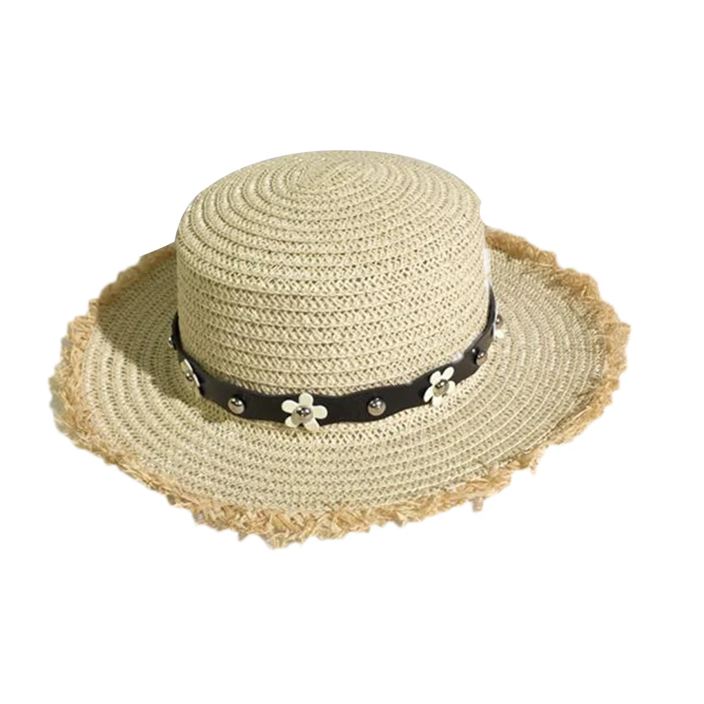 Для женщин дамы поездки шапки для отдыха на лето защита от солнца круглые головные уборы натуральный цвет дышащий Защита от солнца экран