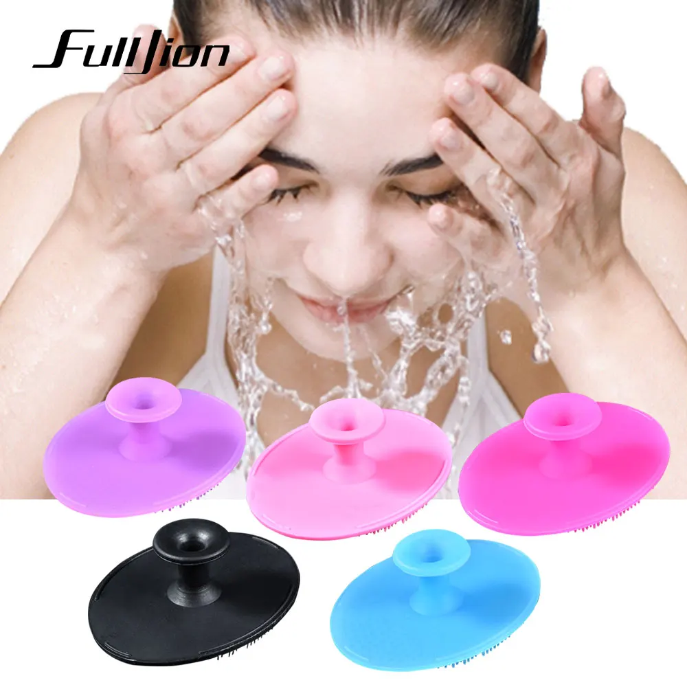 Fulljion 1 шт. мягкий силиконовый для мойки подушечки щетка чистки лица