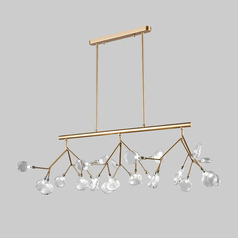 Modern Firefly Pendant Strips Branch Pendant Lamp Light Nordic firefly  Cafe Bar Iron Suspension Fixtures LED Three-end light (3)