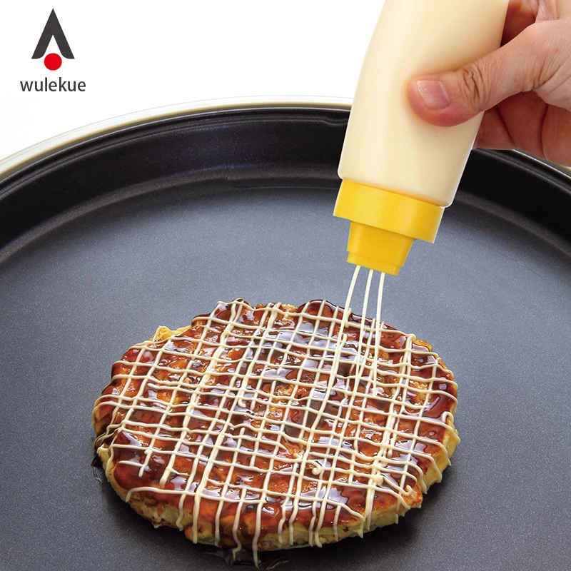 

Seasoning Bottle For Sauce Salad Ketchup Vinegar Honey Kitchen Tools With Cover