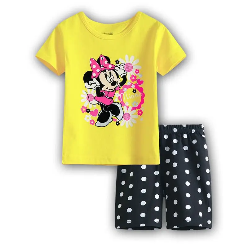 Г. летние детские пижамные комплекты хлопковая одежда для сна с короткими рукавами и рисунком для маленьких девочек Детская Пижама, одежда для сна мальчики, rtgrt5